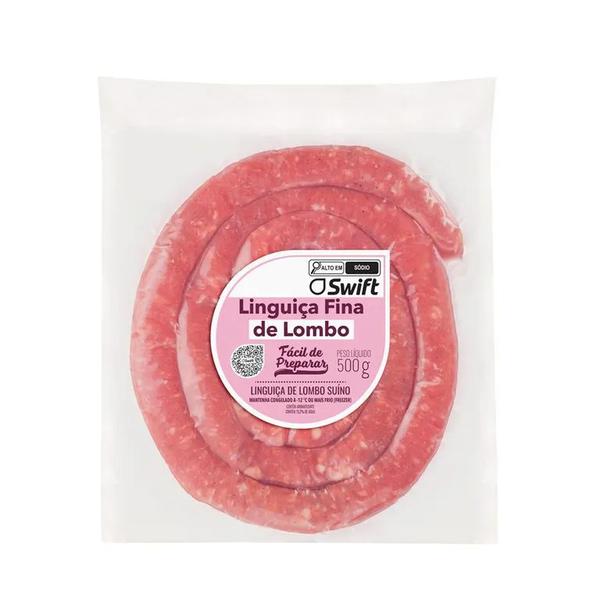 LINGUIÇA LOMBO FINA SWIFT 500G