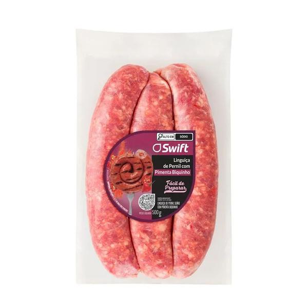LINGUIÇA PERNIL PIMENTA BIQUINHO SWIFT 500G