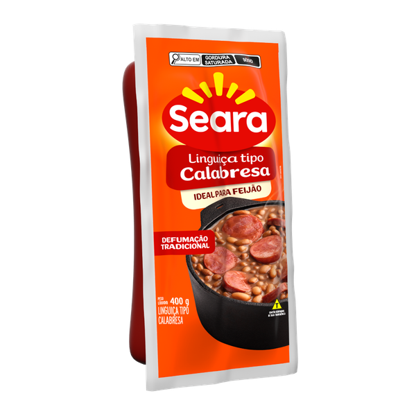 LINGUIÇA TIPO CALABRESA SEARA 400GR