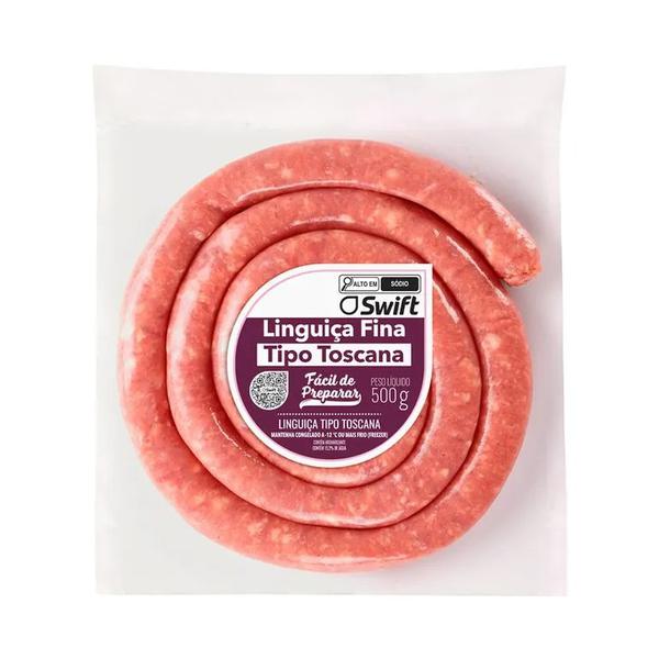 LINGUIÇA TOSCANA FINA SWIFT 500G