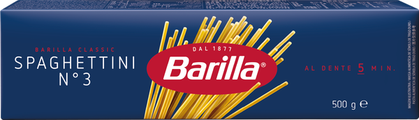 MACARRÃO BARILLA SPAGUETTINI N.3 500G