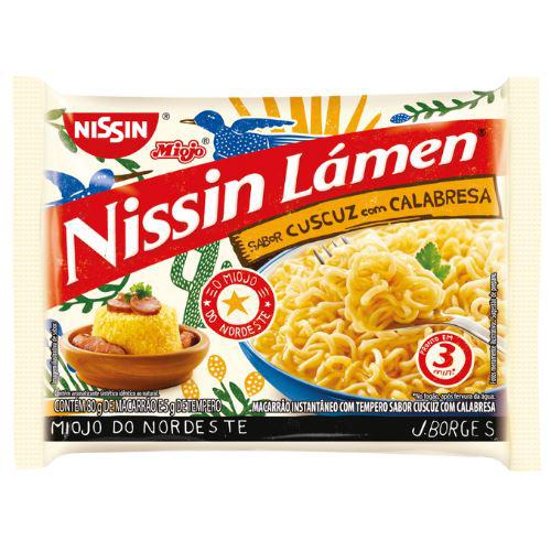 MACARRÃO NISSIN LÁMEN CUSCUZ COM CALABRESA 85G