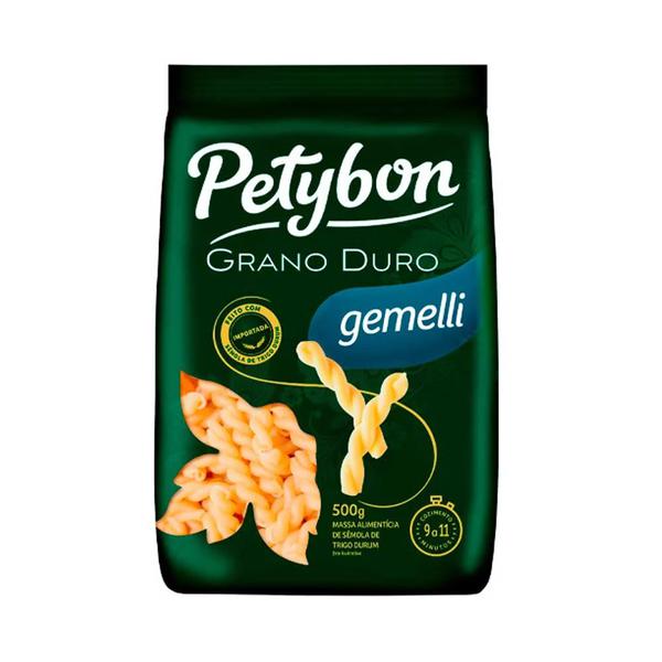 MACARRÃO PETYBON GRANO DURO GEMELLI 500G