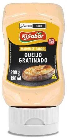 MAIONESE KISABOR QUEIJO GRATINADO 200G