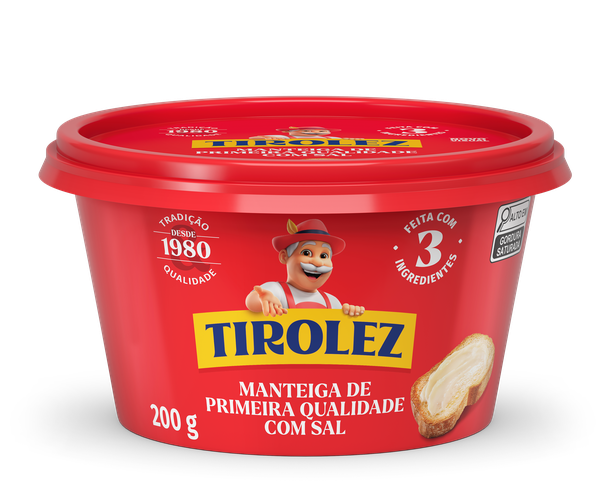 MANTEIGA TIROLEZ COM SAL 200G