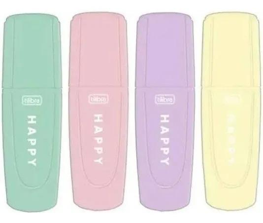 MARCA TEXTO TILIBRA MINI HAPPY C/4