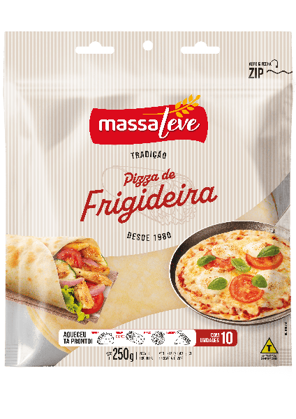 MASSA DE PIZZA MASSA LEVE FRIGIDEIRA 250GR