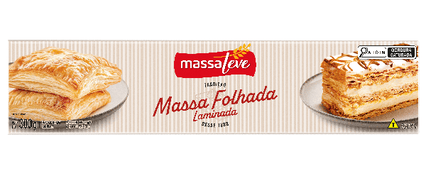 MASSA FOLHADA MASSA LEVE 300G
