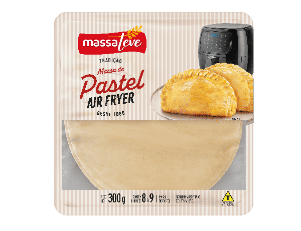 MASSA PARA PASTEL MASSA LEVE AIR FRYER 300G