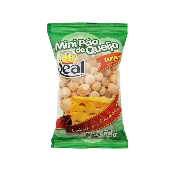 MINI PÃO QUEIJO REAL CEBOLA/SALSA 80G