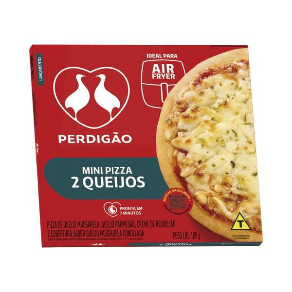 MINI PIZZA PERDIGÃO 2 QUEIJOS 180G