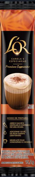 MISTURA P/ PREPARO DE CAPPUCCINO LOR CANELA 17,8G