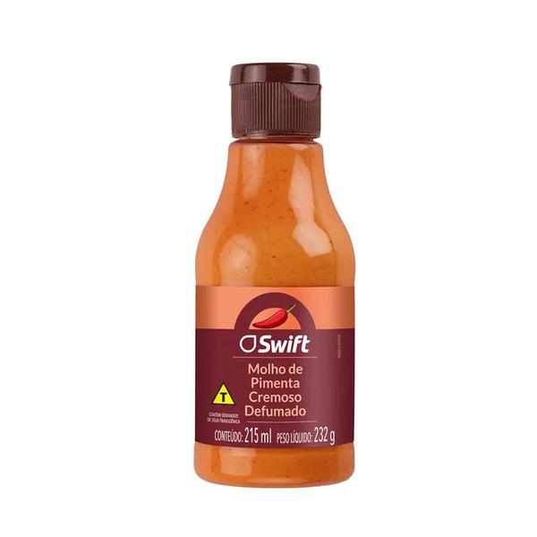 MOLHO DE PIMENTA CREMOSO DEFUMADO SWIFT 215ML