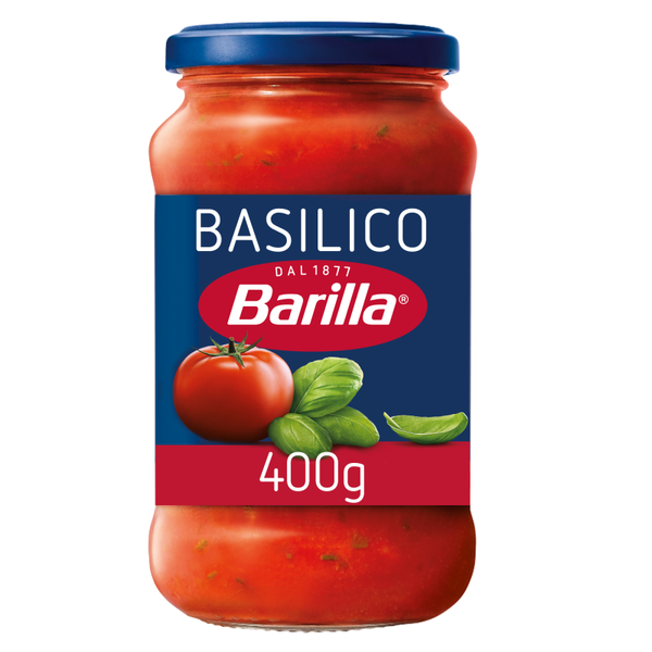 MOLHO DE TOMATE BASILICO BARILLA VIDRO 400GR