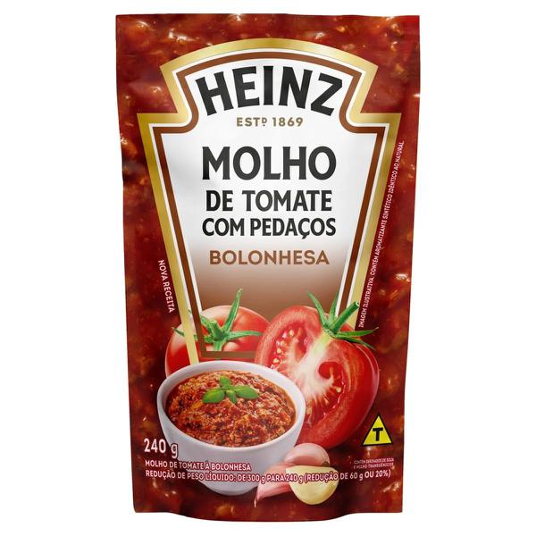 MOLHO DE TOMATE HEINZ BOLONHESA SACHÊ 240G