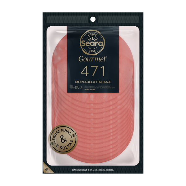 MORTADELA SEARA ITALIANA FATIADA 100G