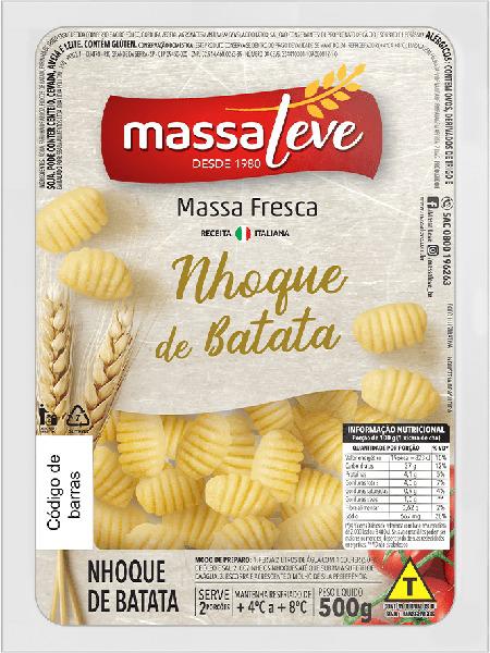 NHOQUE BATATA MASSA LEVE CATUPIRY 500G