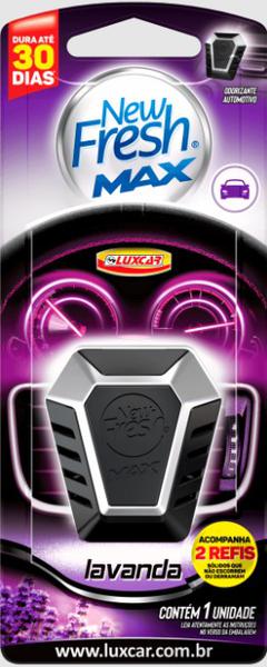 ODORIZADOR LUXCAR NEW FRESH MAX LAVANDA C/1