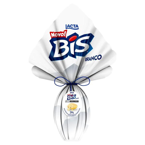 OVO DE PÁSCO LACTA BIS BRANCO 234G