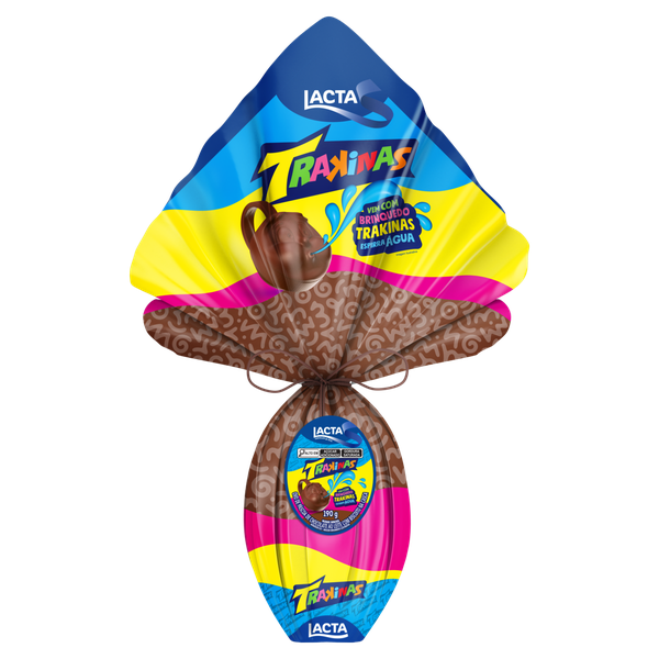 OVO DE PÁSCOA LACTA TRAKINAS 190G