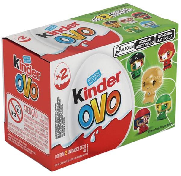 OVO KINDER COPA DO MUNDO 2X20G