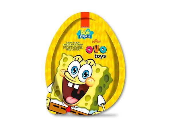 OVO SURPRESA CREME DE AVELÃ BOB ESPONJA 18G