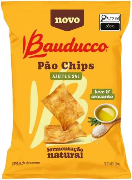 PÃO CHIPS BAUDUCCO AZEITE E SAL 90G