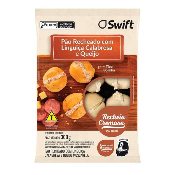 PÃO DE CALABRESA COM QUEIJO SWIFT 300G