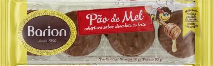 PÃO DE MEL BARION C/ COBERTURA DE CHOCOCOLATE 90G