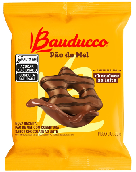 PÃO DE MEL BAUDUCCO 30G