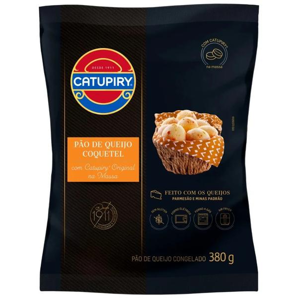 PÃO DE QUEIJO CATUPIRY COQUETEL C/CATUPIRY 380G