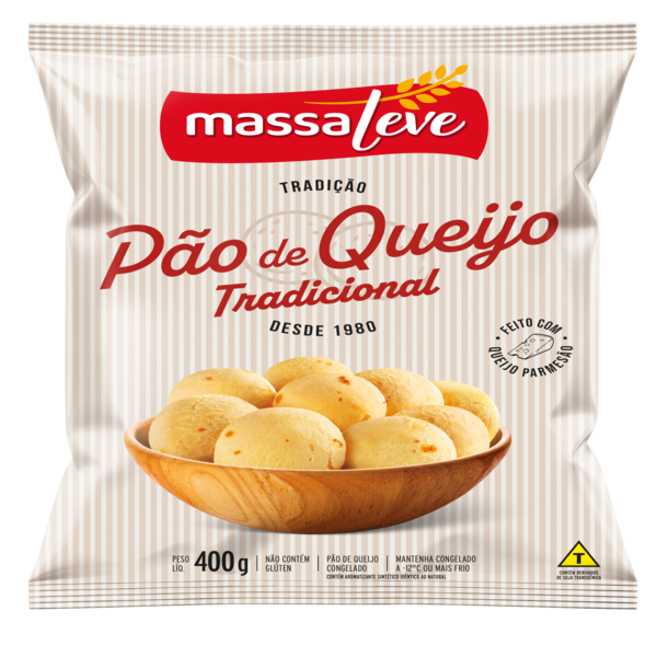 PÃO DE  QUEIJO MASSA LEVE 400G