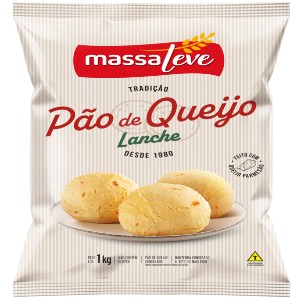 PÃO DE QUEIJO MASSA LEVE LANCHE 1KG