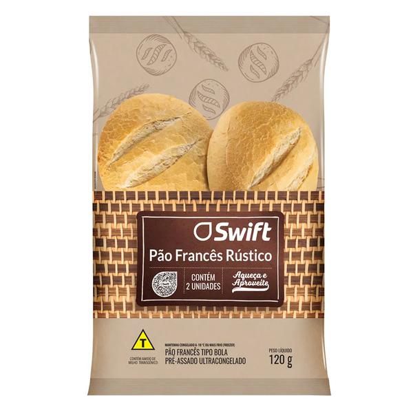 PÃO FRANCÊS RÚSTICO SWIFT 120G