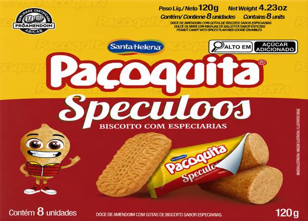 PAÇOCA PAÇOQUITA ROLHA SPECULOOS 120G