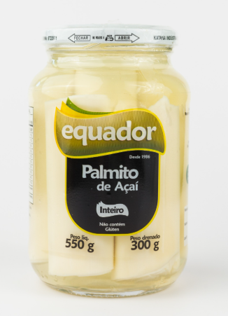 PALMITO INTINTEIRO PUPUNHA EQUADOR VD.290G
