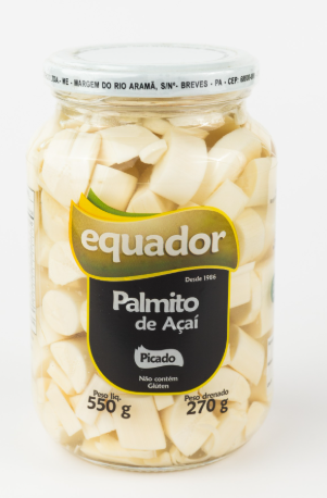 PALMITO PICADO PUPUNHA EQUADOR VD.290G