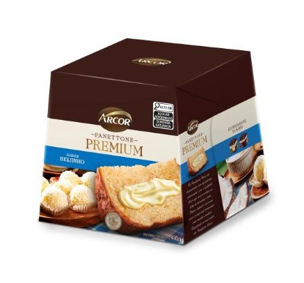 PANETTONE ARCOR RECHEADO BEIJINHO 430G