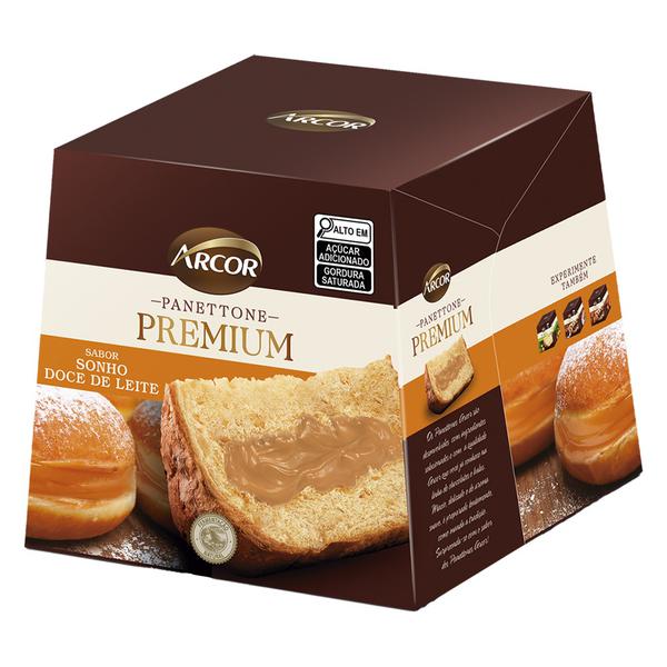 PANETTONE ARCOR RECHEADO DOCE DE LEITE 430G
