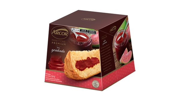 PANETTONE ARCOR RECHEADO GOIABADA 430G