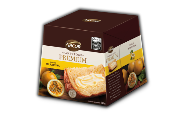 PANETTONE ARCOR RECHEADO MARACUJÁ 430G
