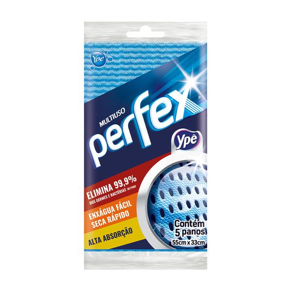 PANO PERFEX MULTIUSO AZUL 5 UNIDADES