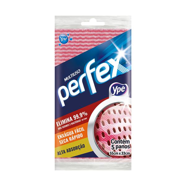 PANO PERFEX MULTIUSO ROSA 5 UNIDADES