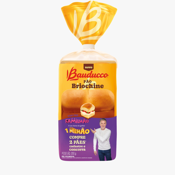 PÃO BRIOCHINE BAUDUCCO 200G
