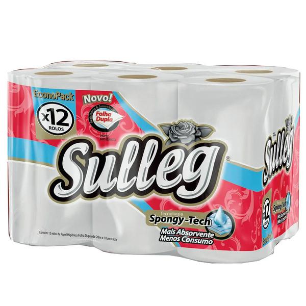 PAPEL HIGIÊNICO SULLEG FOLHA DUPLA C/12 20MT