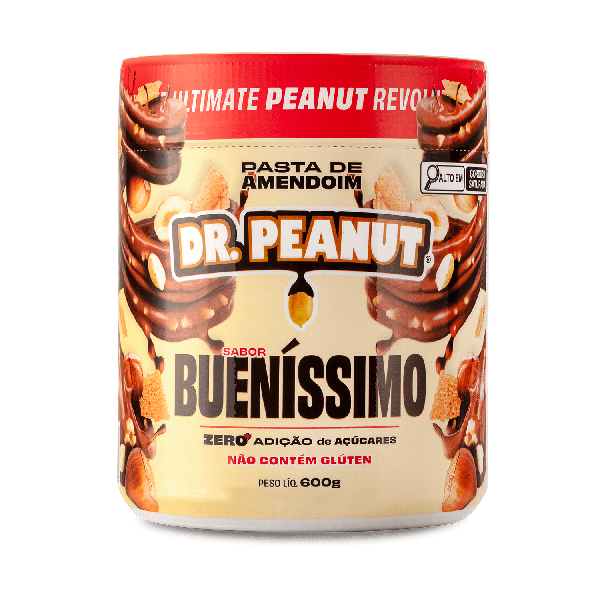 PASTA AMENDOIM DR.PEANUT BUENÍSSIMO 600G