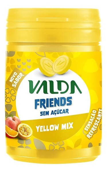 PASTILHA VALDA FRIENDS FRUTAS AMARELAS PT.50G