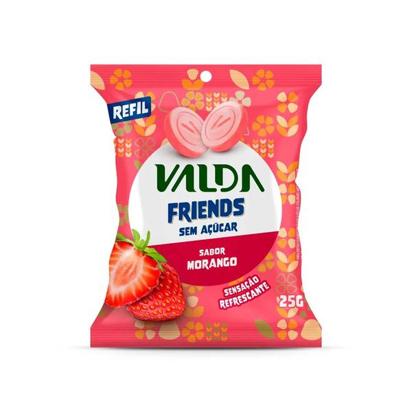 PASTILHA VALDA FRIENDS MORANGO 25G