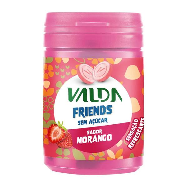 PASTILHA VALDA FRIENDS MORANGO PT.50G