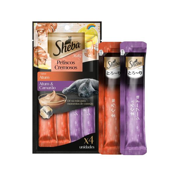 PETISCO PARA GATO CREMOSO SHEBA SORTIDO 4X12G